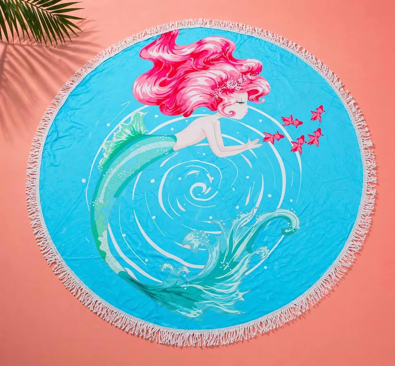 Полотенце пляжное MirSon №5058 Summer Time Mermaid 150x150 см (2200003180848)